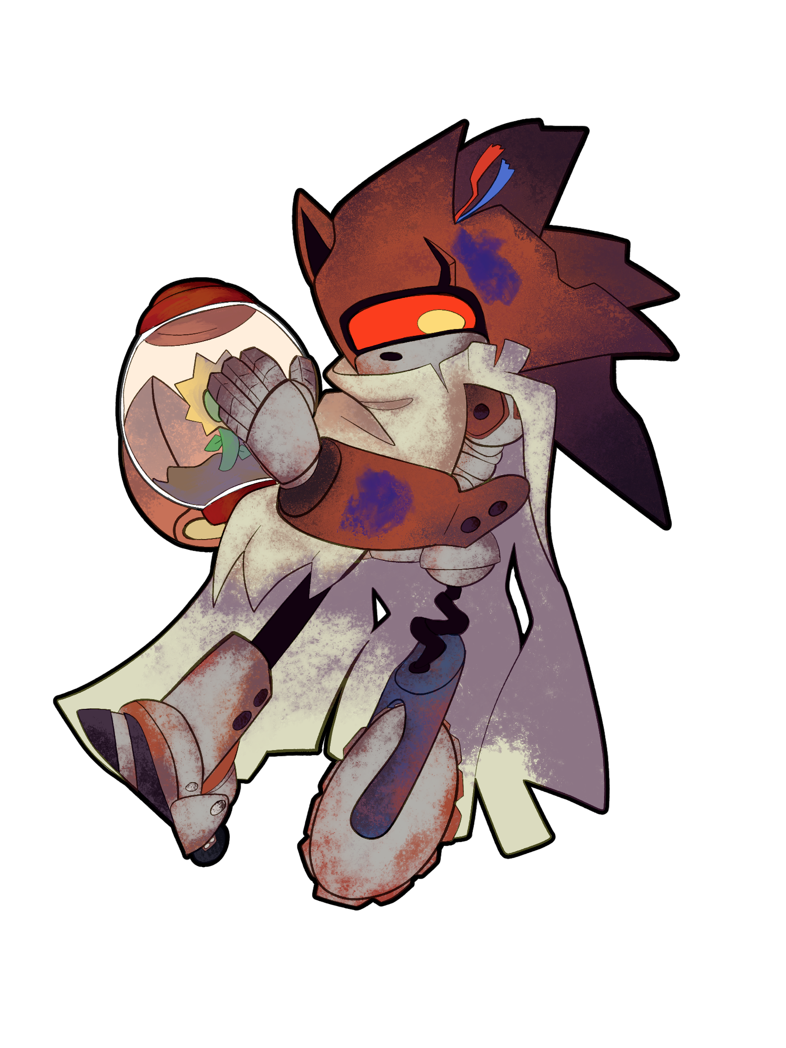 Mecha Sonic (Sonic Mania Adventures Style) by GardePickle on DeviantArt