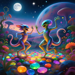 Don`t worry, be happy Dance of the universe