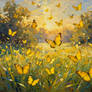 Butteryellow butterflies