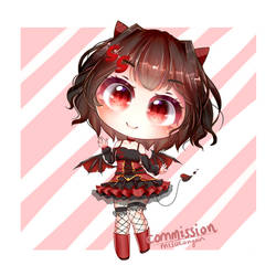 another commission but the chibi version