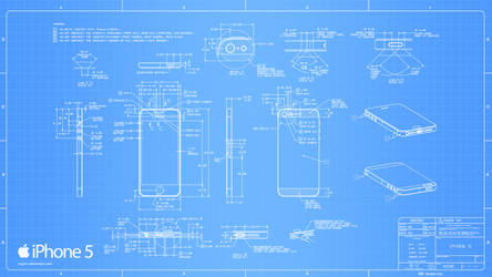iPhone 5 Blueprint - 2560x1440