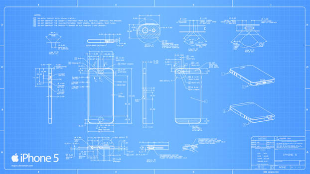 iPhone 5 Blueprint - 2560x1440
