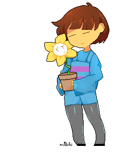 frisk with flowey