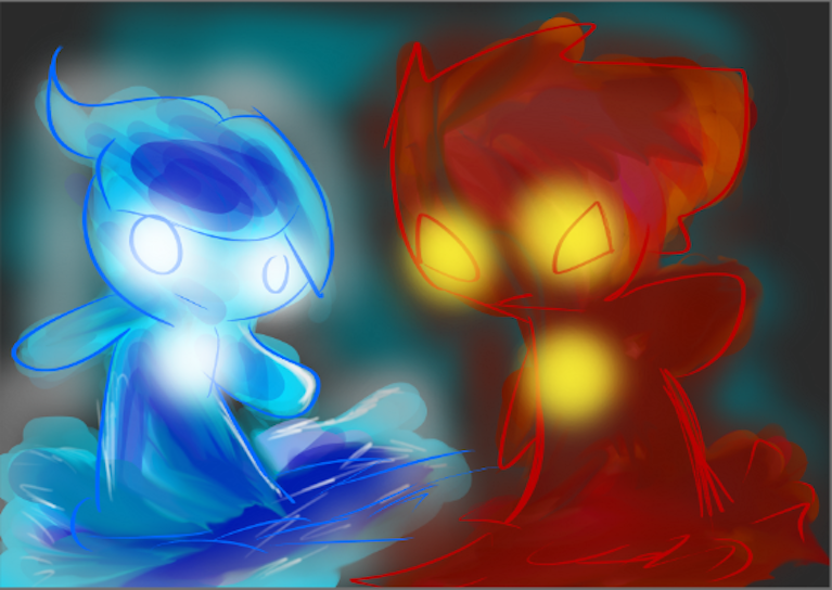 fire boy and water girl by nightcorehead on DeviantArt