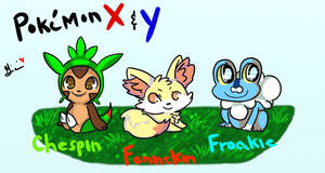 Pokemon X and Y starters