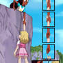 Connie trying to save Helen {But is slipping}