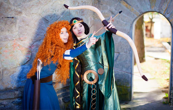 Elinor and Merida Brave