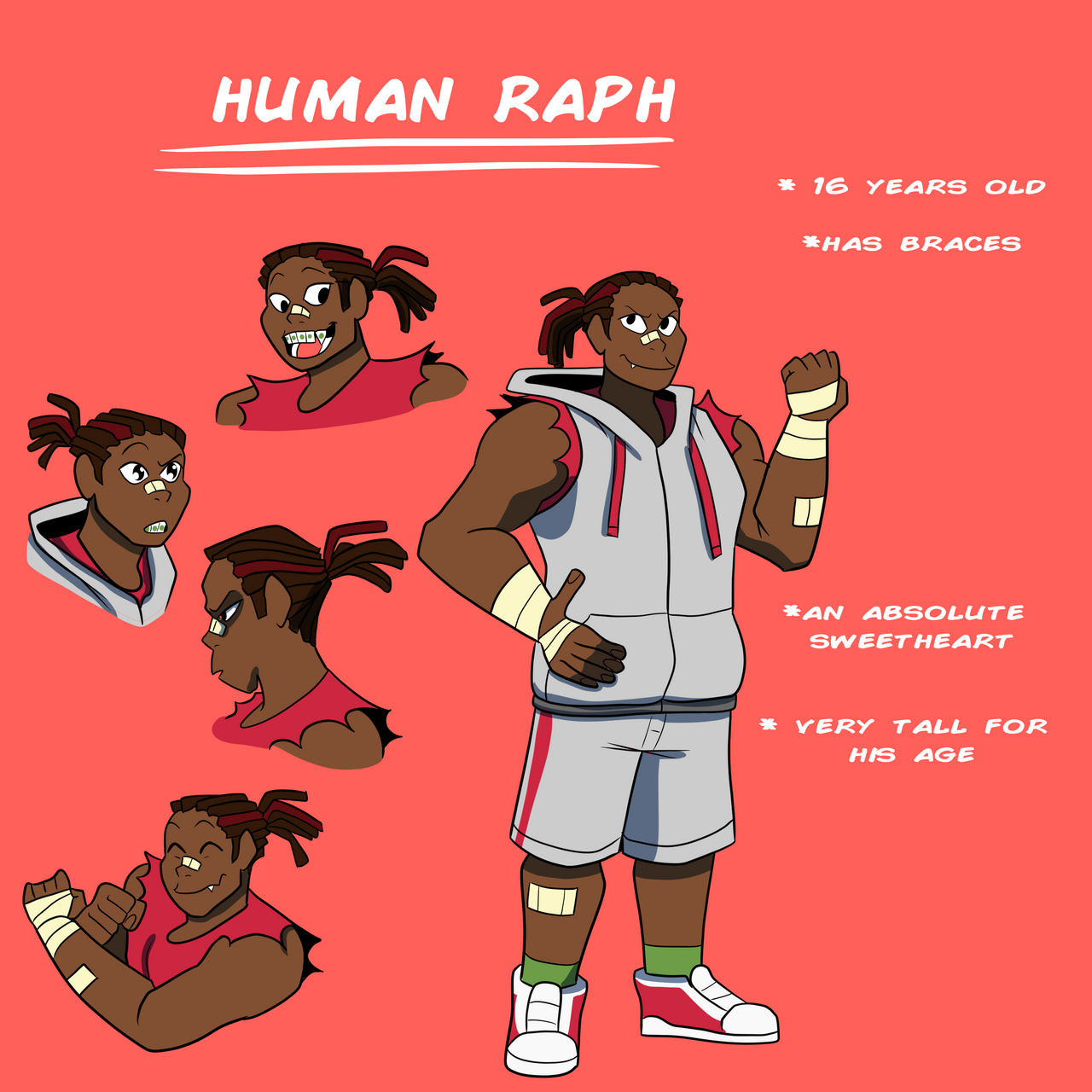 Rise Of The Teenage Mutant Ninja Humans - Raph by SwanpyArt on DeviantArt