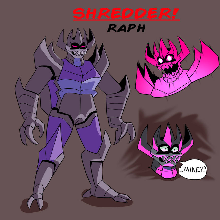 ROTTMNT Villain AU: Shredder Raph by SwanpyArt on DeviantArt