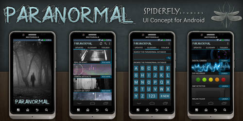 Paranormal for Android - UI by kahil