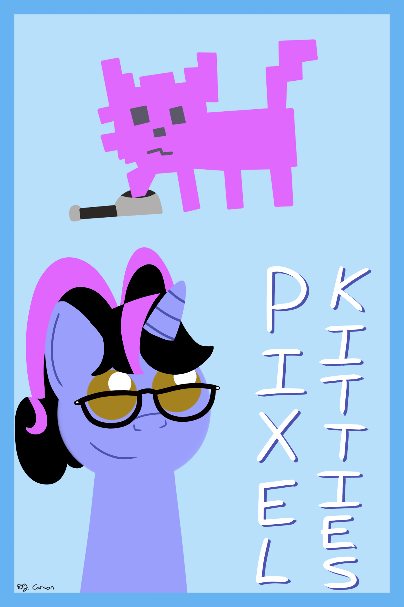 PixelKitties Mini-Print Card