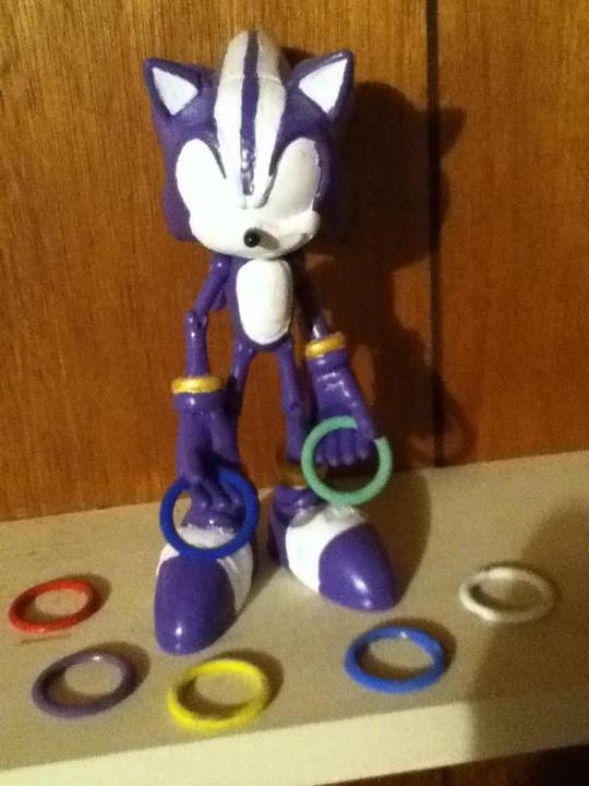 Darkspine Sonic (Sonic) Custom Action Figure