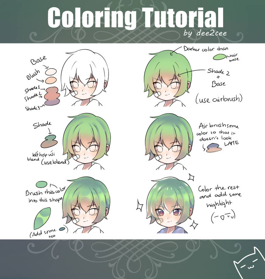 Coloring tutorial by dee2cee on DeviantArt