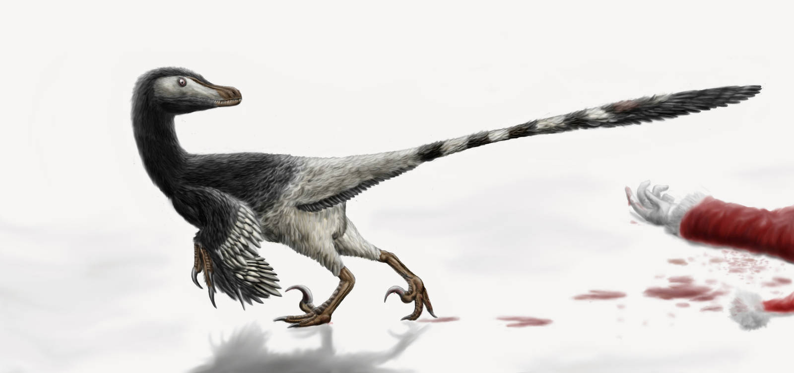 The Christmas Velociraptor by Durbed