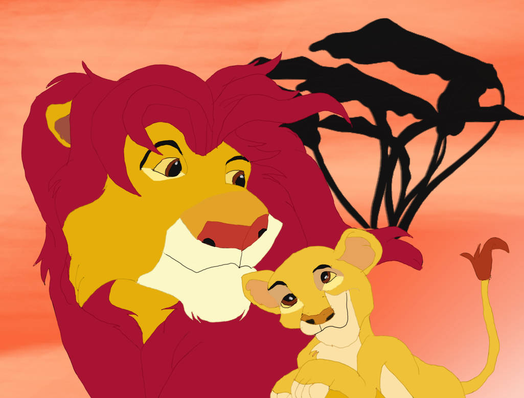 Little Kiara and Simba by Disneyfangirl774 on DeviantArt