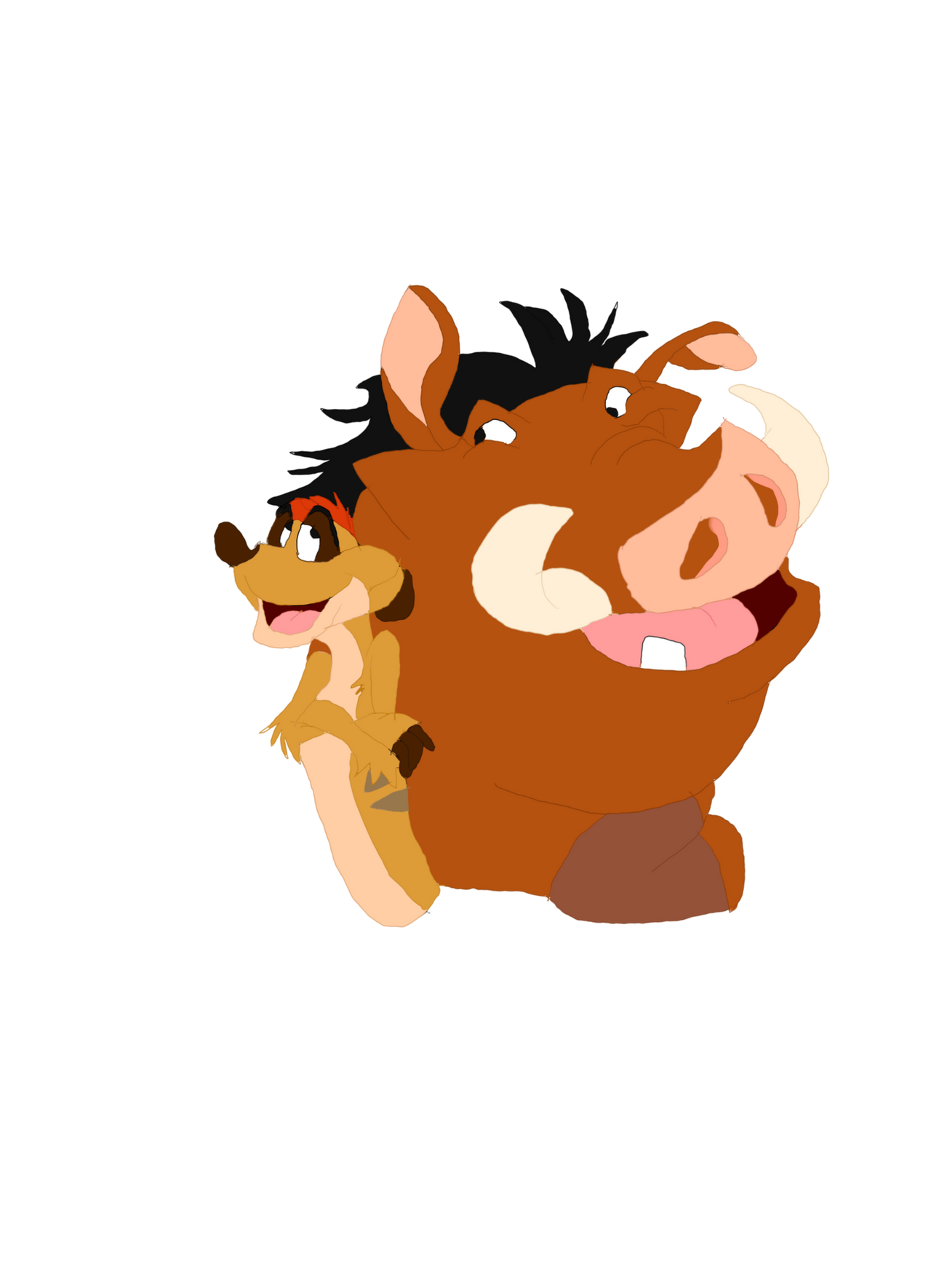 Timon and Pumbaa by Disneyfangirl774 on DeviantArt