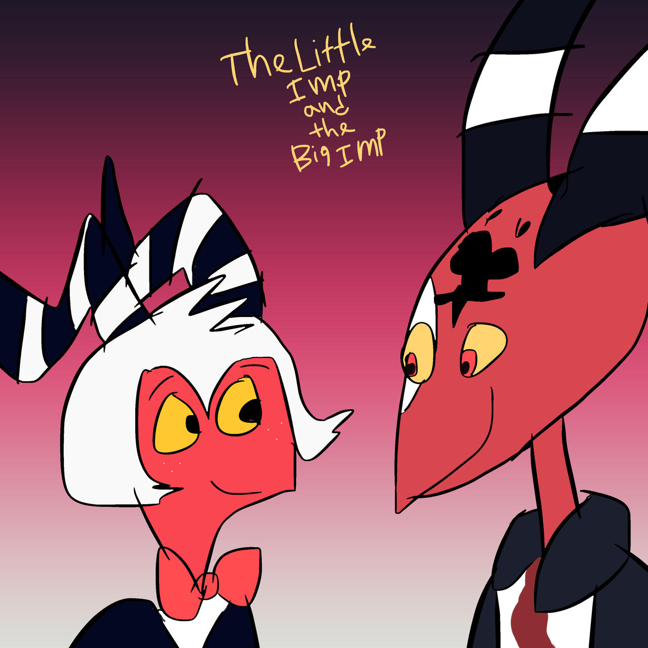 Little Imp The Little Imp and the Big Imp (Colored) by DisneyFanGirl1997 on DeviantArt