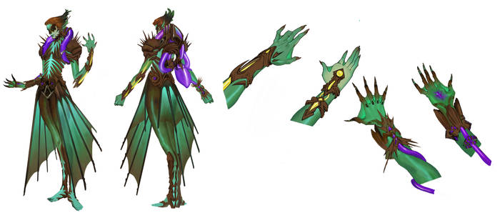 Sea Witch Moira - Overwatch (fan art skin)