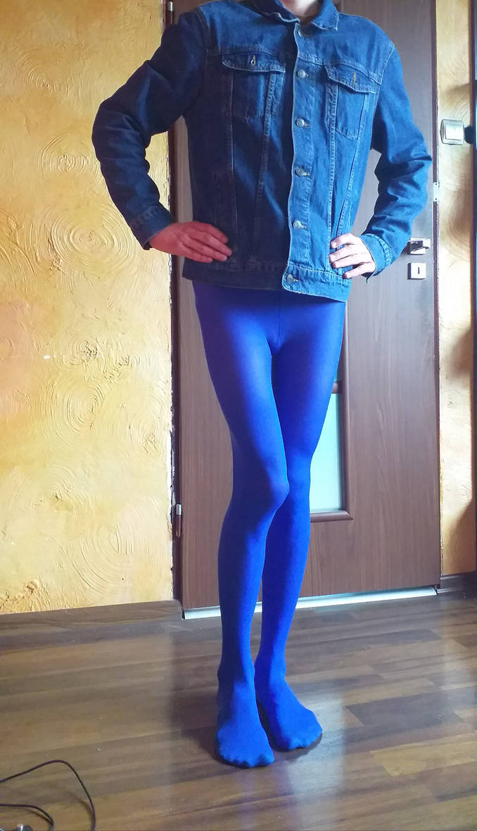 Boy In Blue Pantyhose And Denim Jacket By BoyInPantyhosePL On DeviantArt boy-in-blue-pantyhose-and-denim-jacket-by-boyinpantyhosepl-on-deviantart