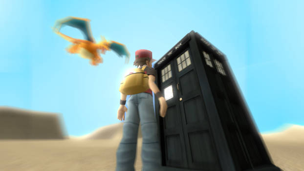 Trainer Red Discovers the TARDIS