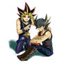 Yugi and Yusei