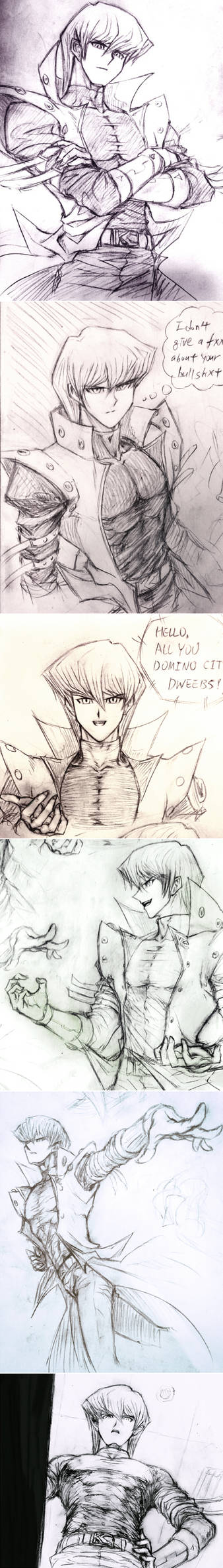 Sketch Collection of Seto Kaiba :)