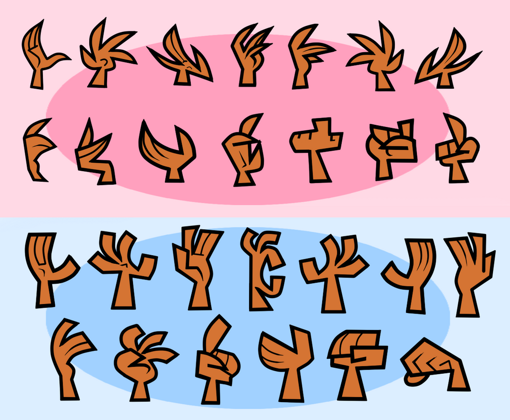 Dramatic Hand Wave Total Drama Hands by JaneIDD on DeviantArt
