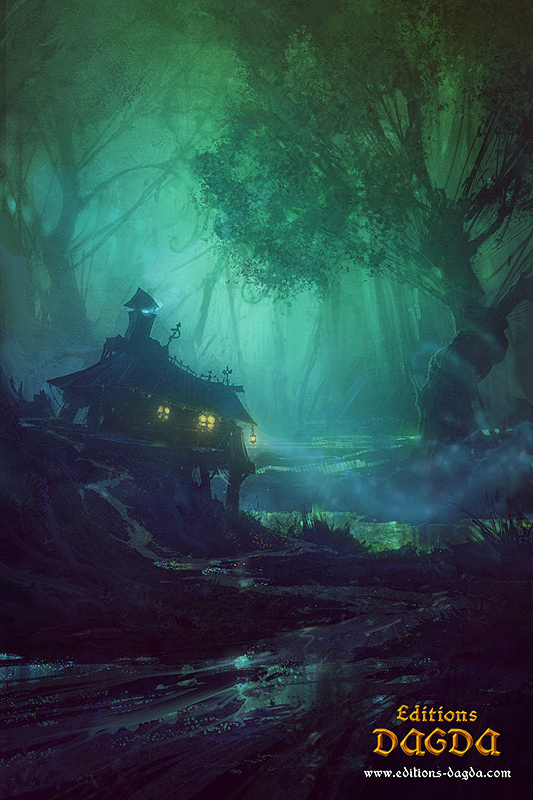 Morrigan 'black marshes' by Hamsterfly