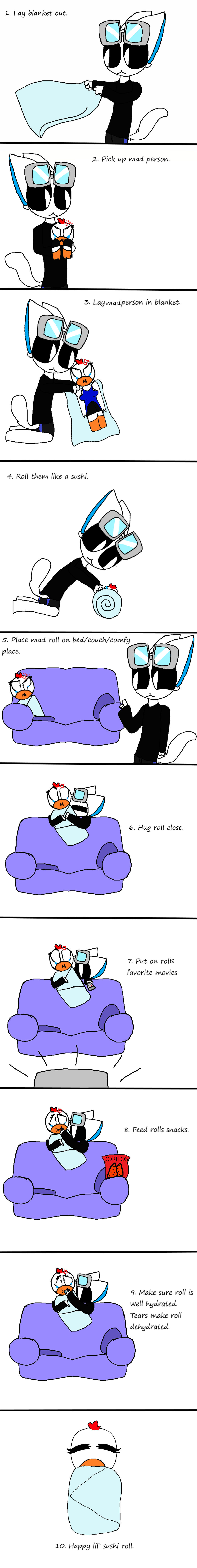 Happy Lil` Sushi Roll Comic by SanzyTheCat on DeviantArt