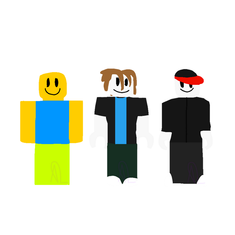 casualspacetrash on X: Roblox noobs! Ft. A bacon hair, a noob and a  classic female guest!! #drawing #fanart #illustration #roblox #art # robloxfanart  / X