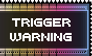 Trigger Warning Stamp