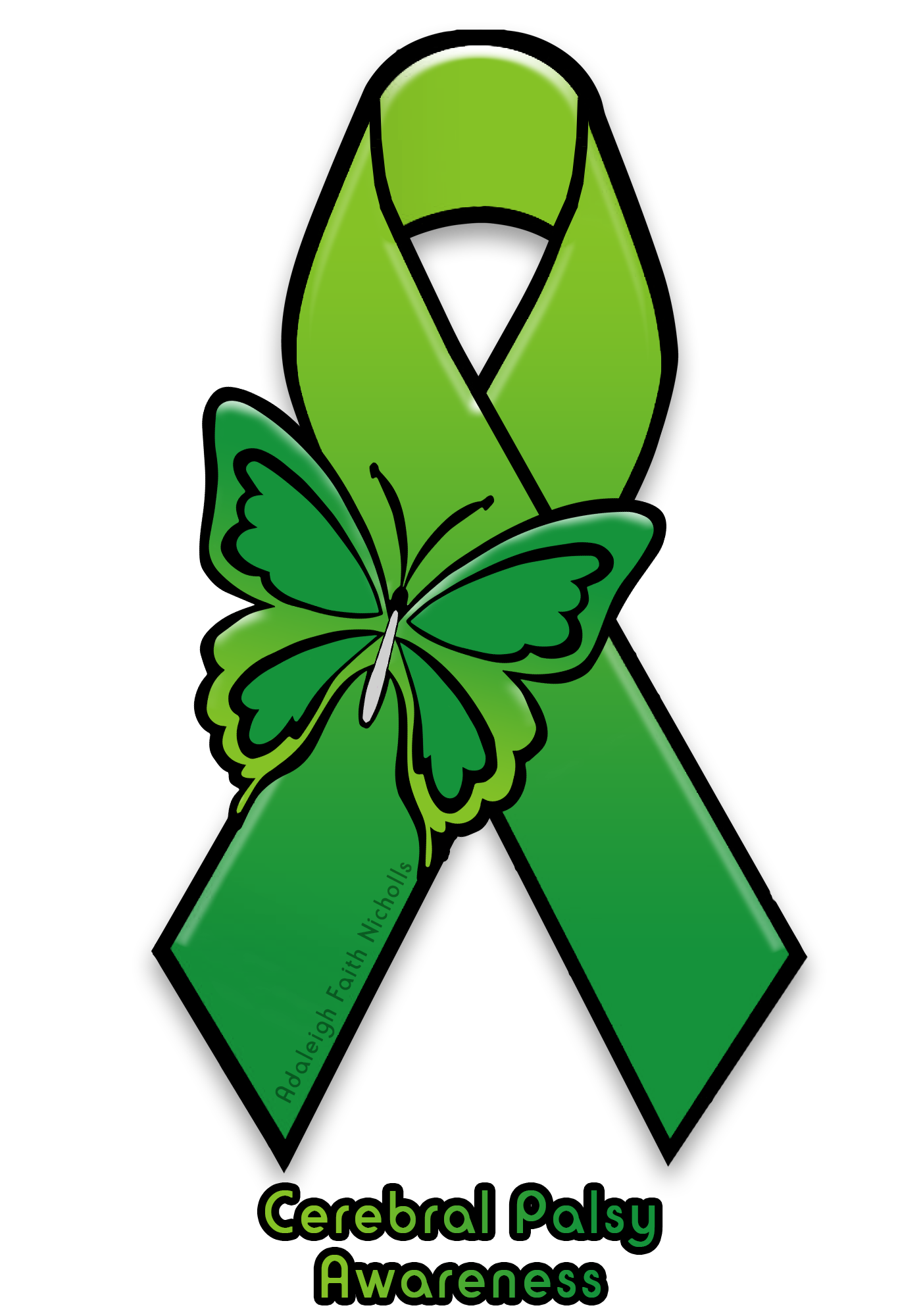 Cerebral Palsy Awareness Ribbon