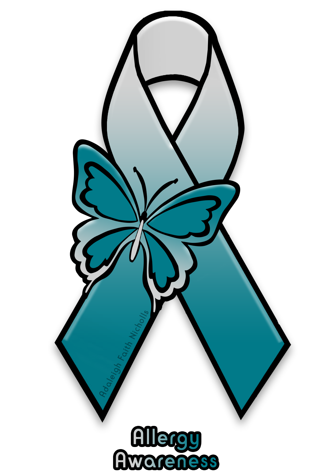 Allergy Awareness Ribbon