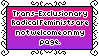 TERFS Are Not Welcome Stamp by AdaleighFaith