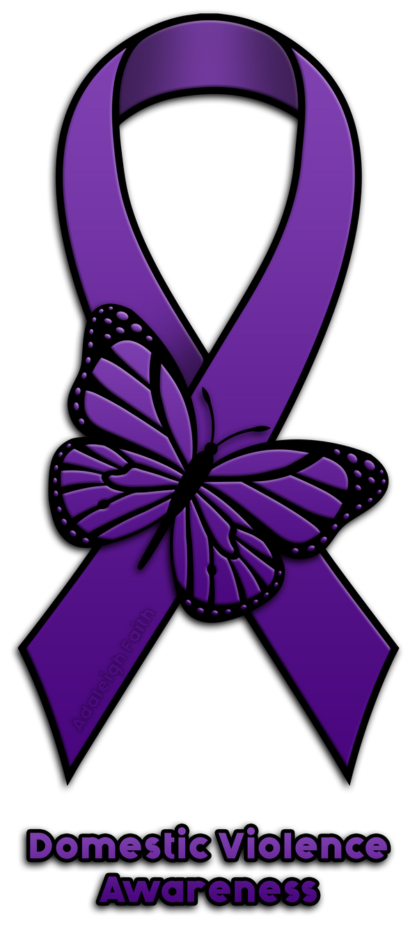 Domestic Violence Awareness Ribbon V3 by AdaleighFaith on DeviantArt