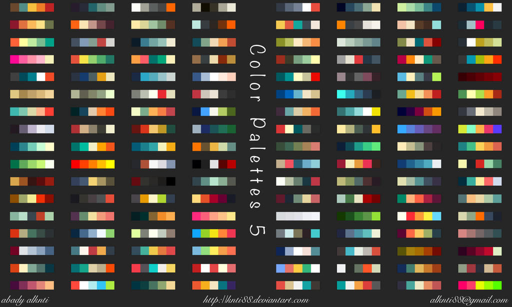 Color Palettes 5 by knti88 on DeviantArt
