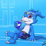 Veemon's Blue Summer Chill