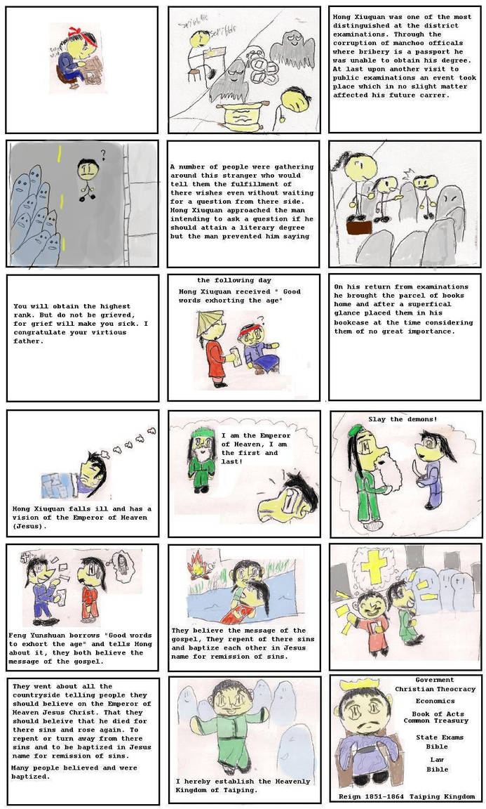 Comic Collectivism Hong Xiuquan Comic Storyboard by CollectivistComics on DeviantArt