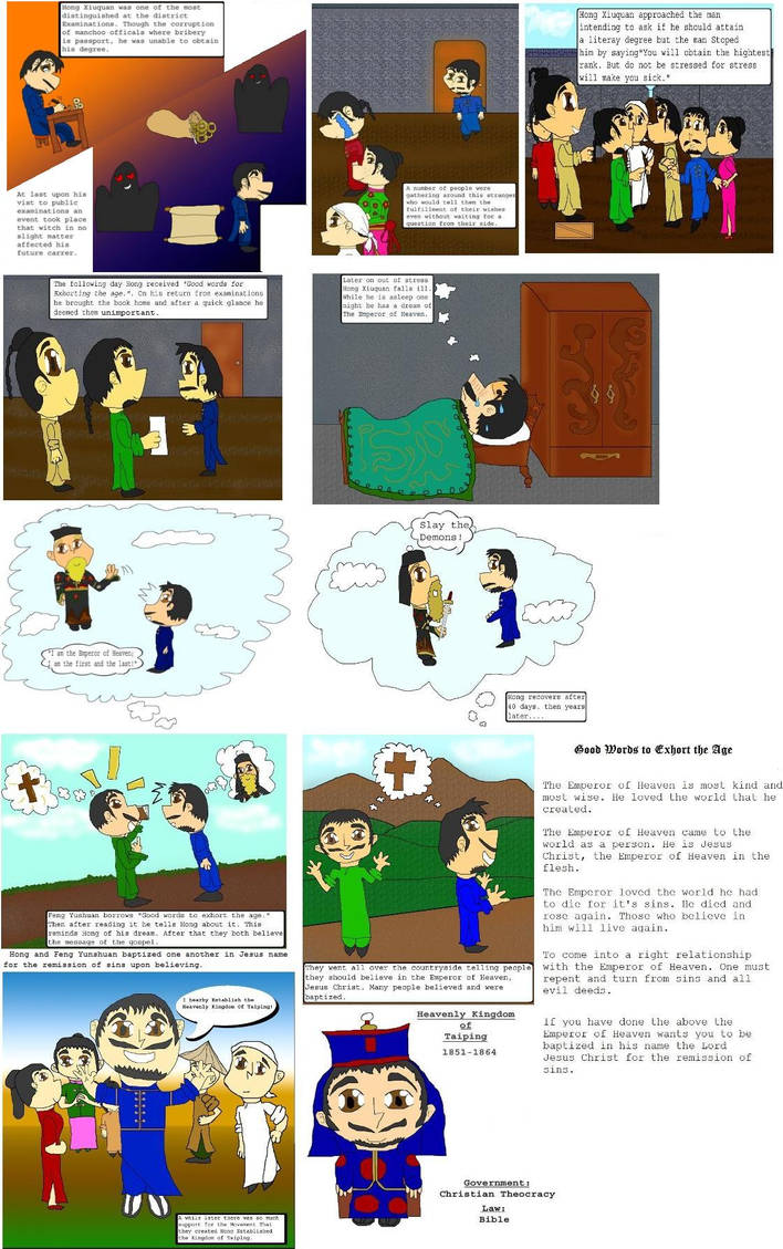 Comic Collectivism Hong Xiuquan Comic Strip by CollectivistComics on DeviantArt