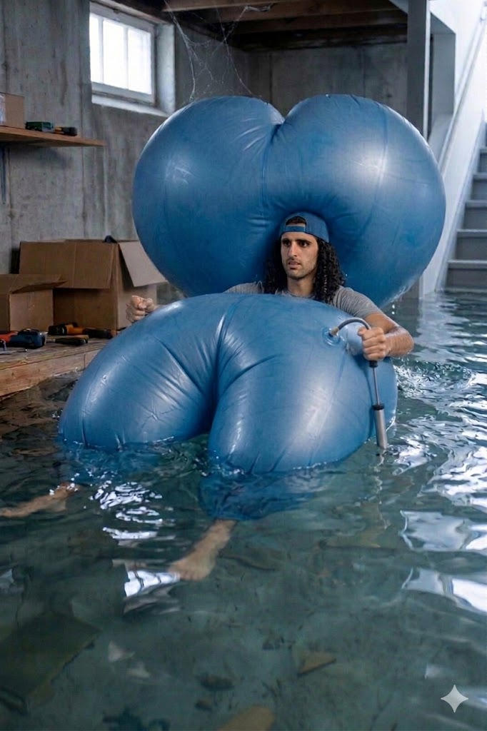 Anonymous Inflatable Bryan Mann and the Inflatable Shorts: Basement 6/6 by JoeWhiteBearVore ...