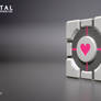 Portal Companion Cube (Wallpaper Full HD)