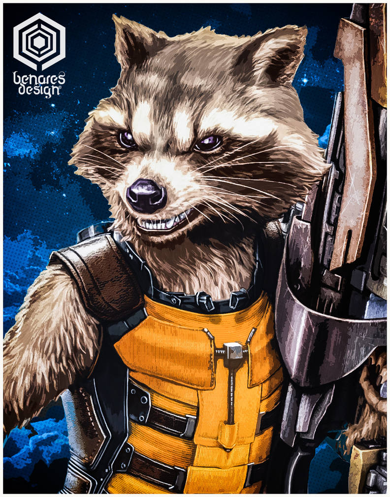 Rocket Racoon by Benares78 on DeviantArt