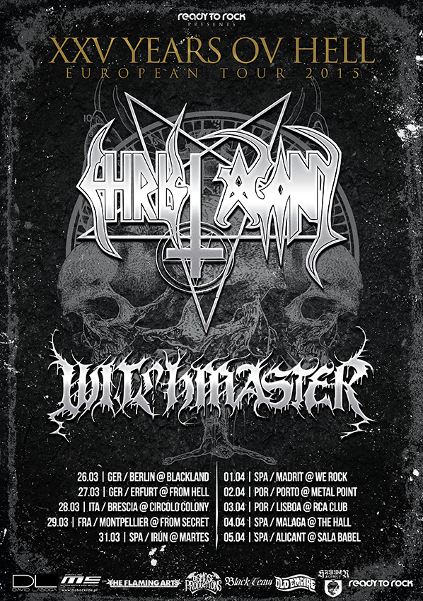 Witchmaster/Christ Agony Tour poster