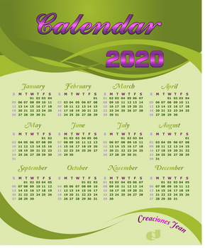 Calendario-2020-ingles