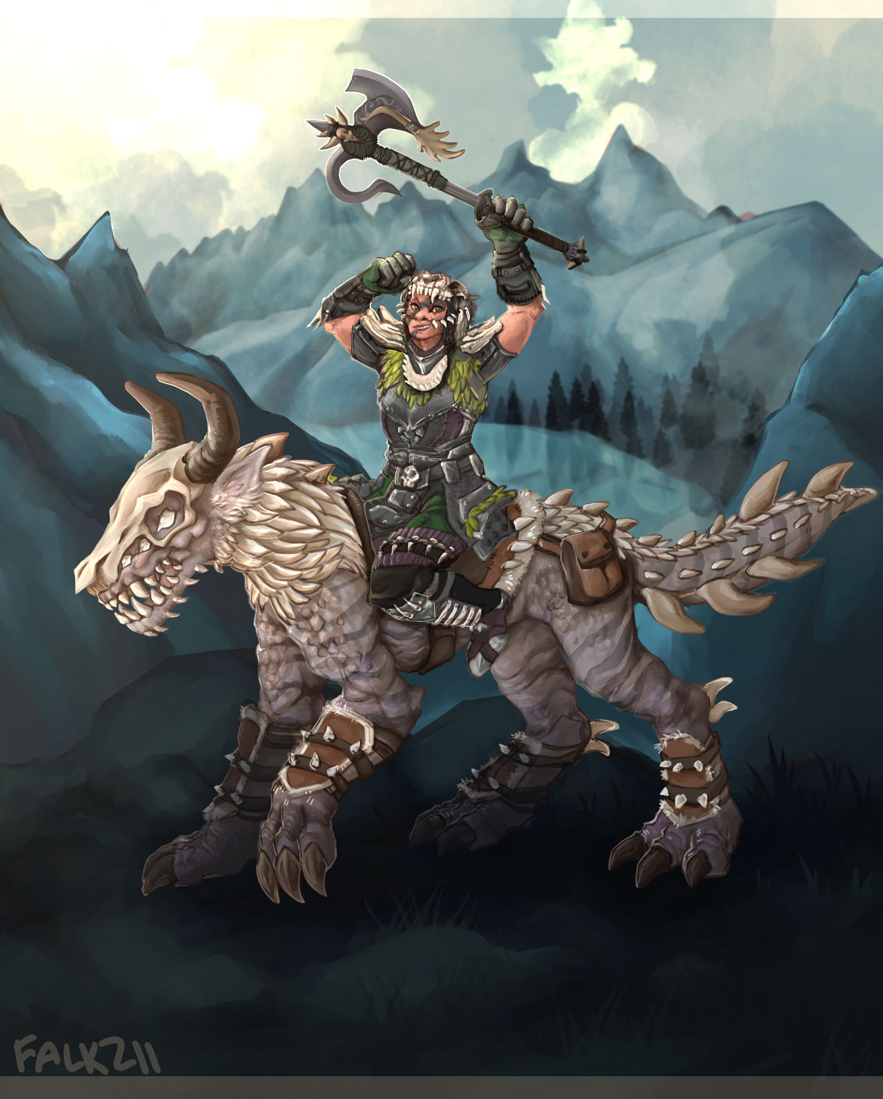 Mountain Rider by Falkzii on DeviantArt