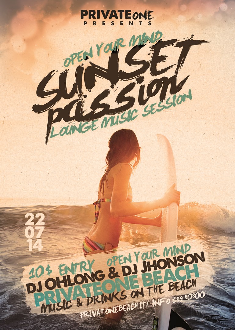 Sunset Passion Vol. 1 Flyer/Poster