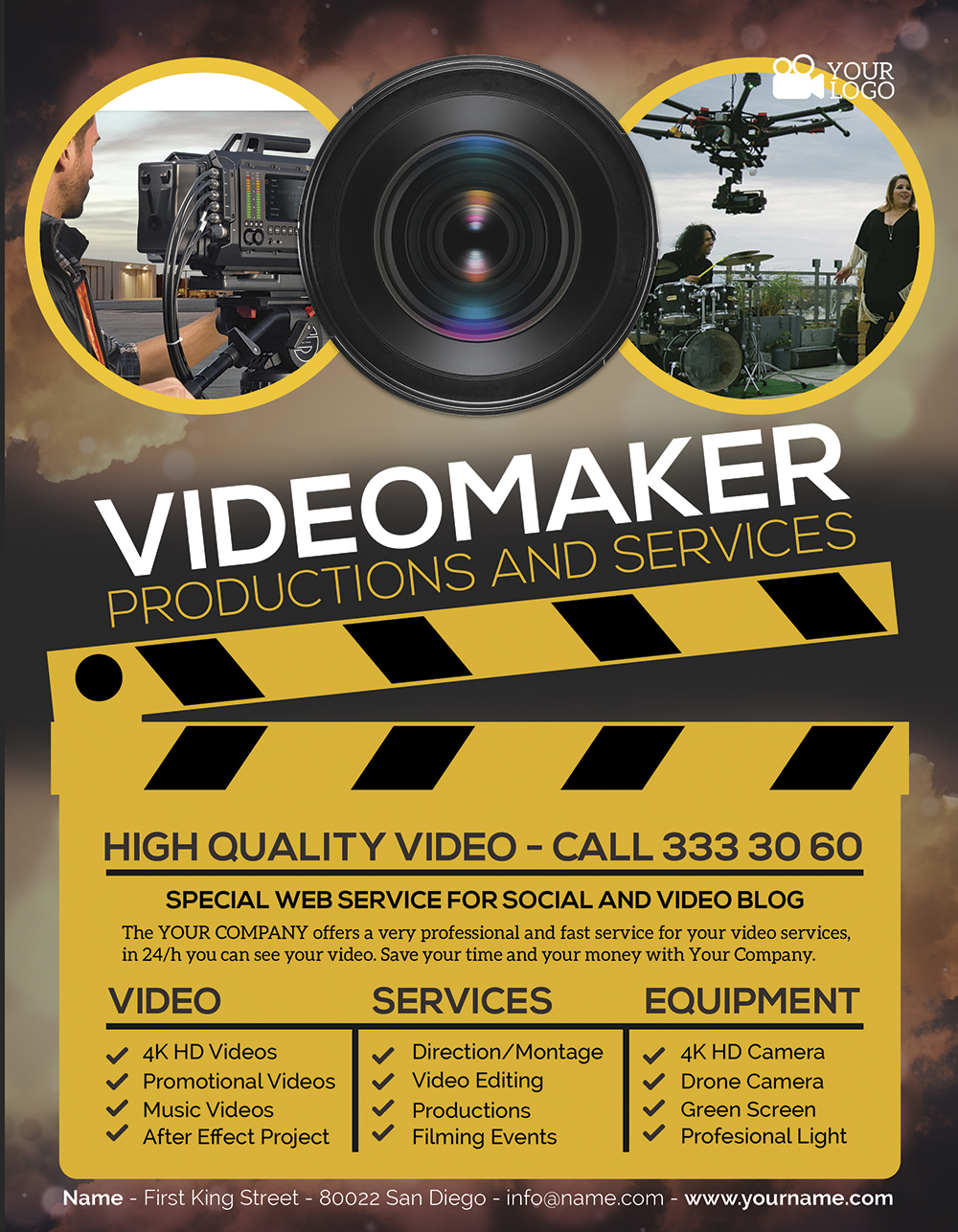 Video Production And Services 2 Flyer/Poster by Giunina on DeviantArt
