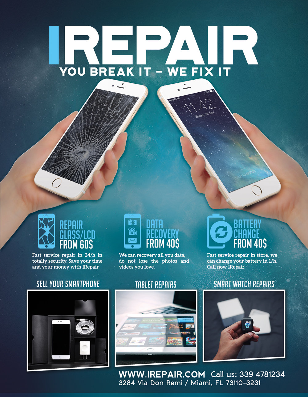 smartphone repair 8 flyer poster by giunina on deviantart cell phone flyer