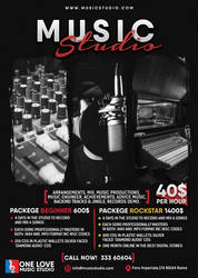 Music Studio 5 Flyer/Poster Template