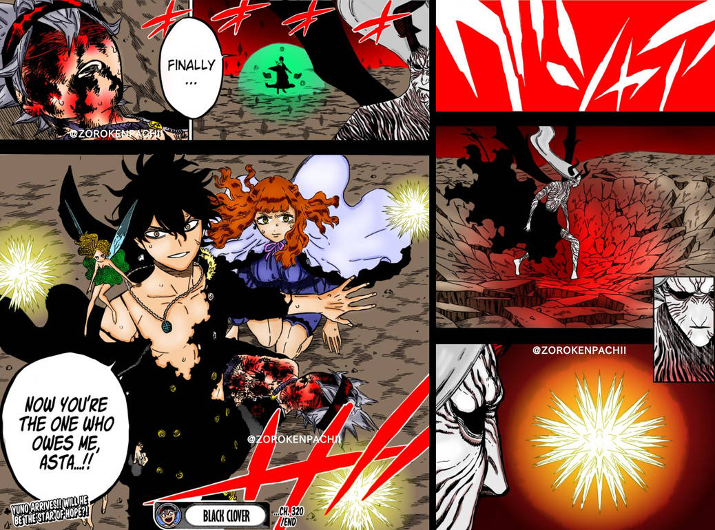 Black clover Manga 320 Colored Yuno Asta by zorokenpachii on DeviantArt